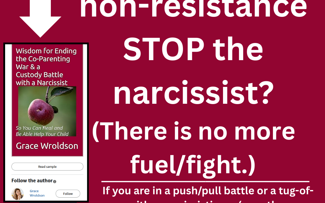 How Non-Resistance Stops a Narcissist!